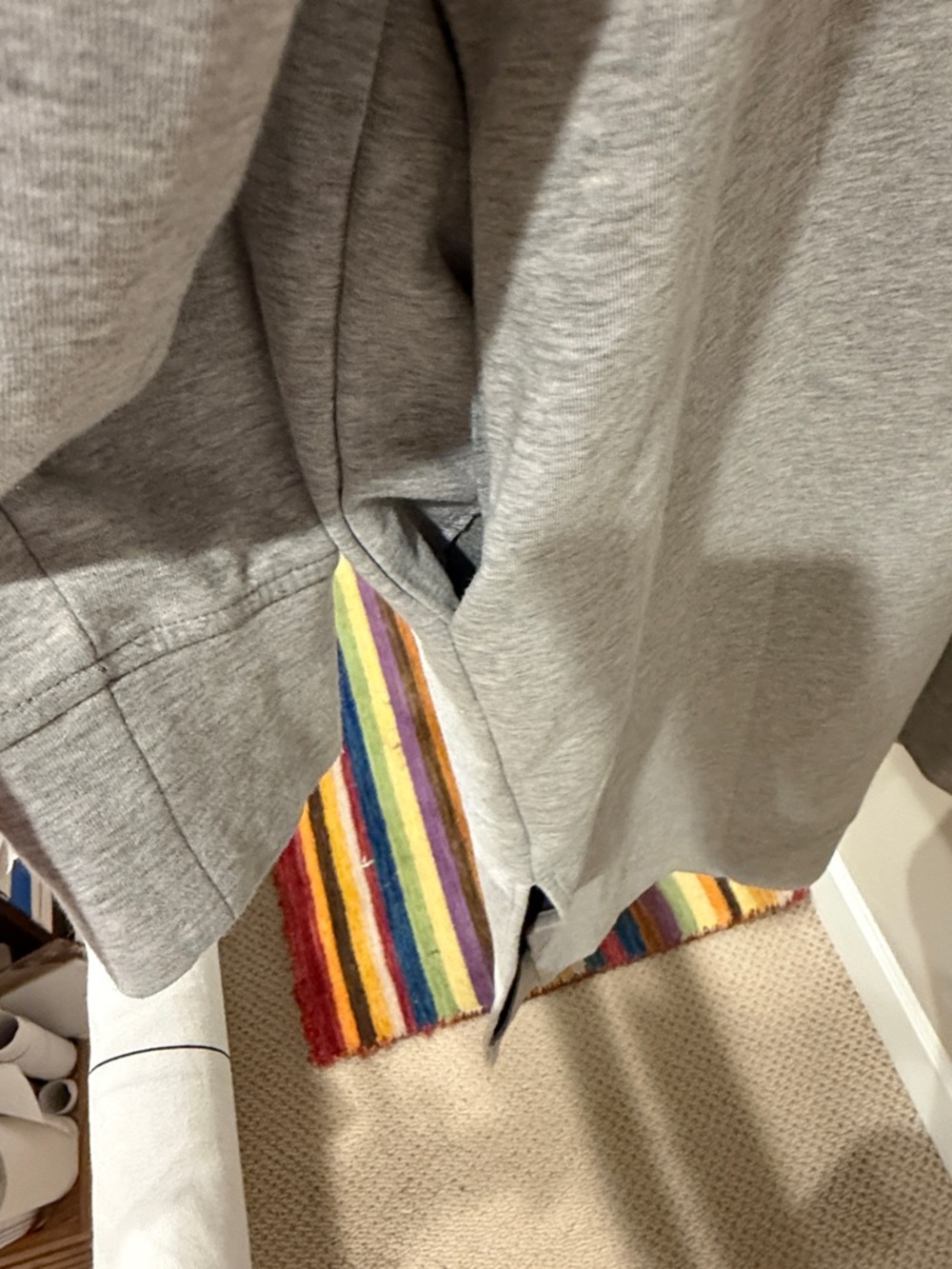 Sweaty Betty hooded sweatshirt dress XL pockets, long sleeve, EUC - Picture 4 of 4